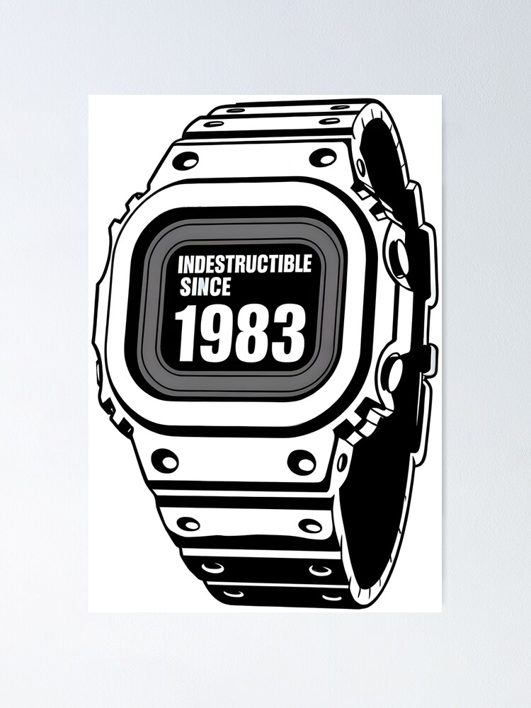 The Legend of 1983 Lives On Poster by Watches And More